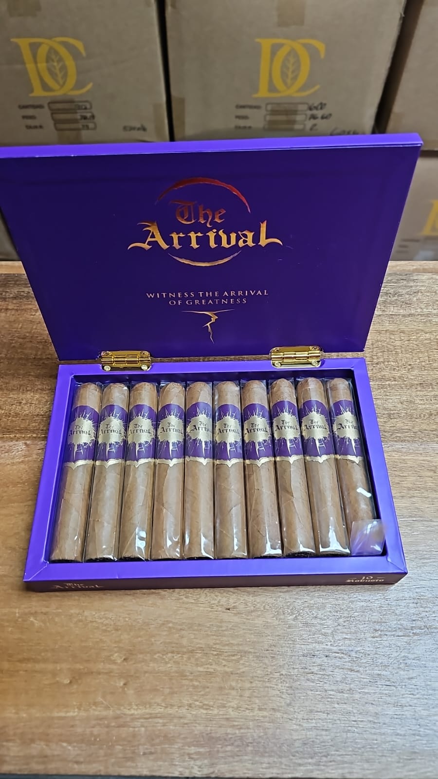 The Arrival (Purple) Box of Robusto- 10